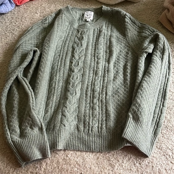Hippie rose Willow Green sweater - Picture 2 of 5